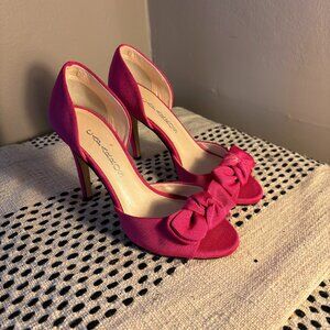 Pink capparos Heels size 8.5